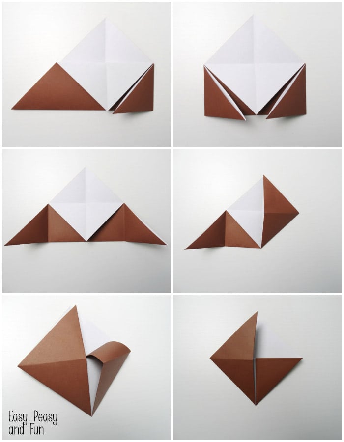 Hedgehog Corner Bookmark Origami for Kids Easy Peasy and Fun