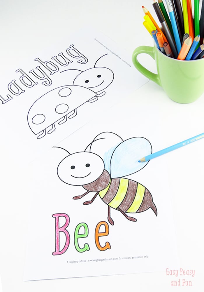 Free Bug Coloring Pages
