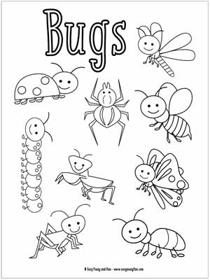 Little Bugs Coloring Pages For Kids Easy Peasy And Fun