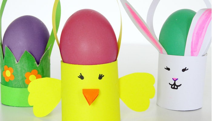 Toilet Paper Roll Easter Craft Baskets Easy Peasy And Fun