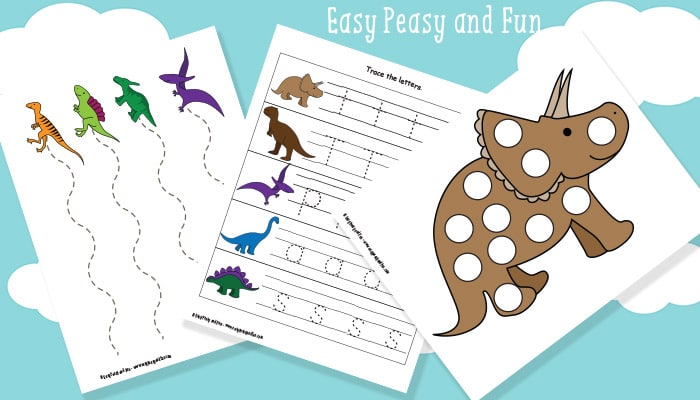 Dinosaur Printables For Preschool Easy Peasy And Fun