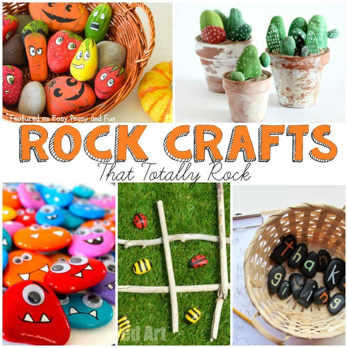 Rock Crafts for Kids That Totally Rock
