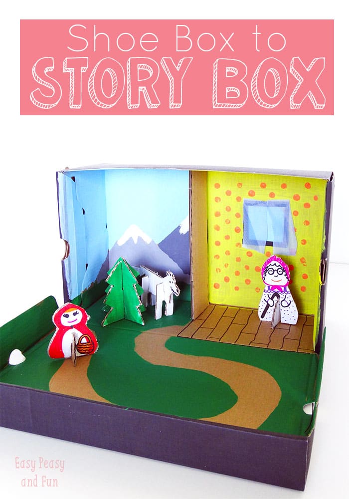 Shoe Box Craft Story Box