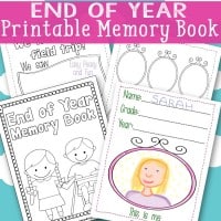 End of Year Memory Book {Free Printable} - Easy Peasy and Fun