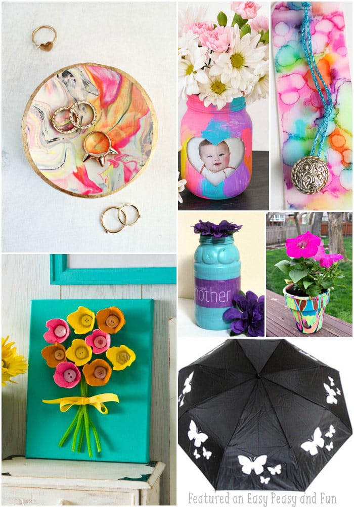Children's Mother's Day Crafts-Gifts Made by Children