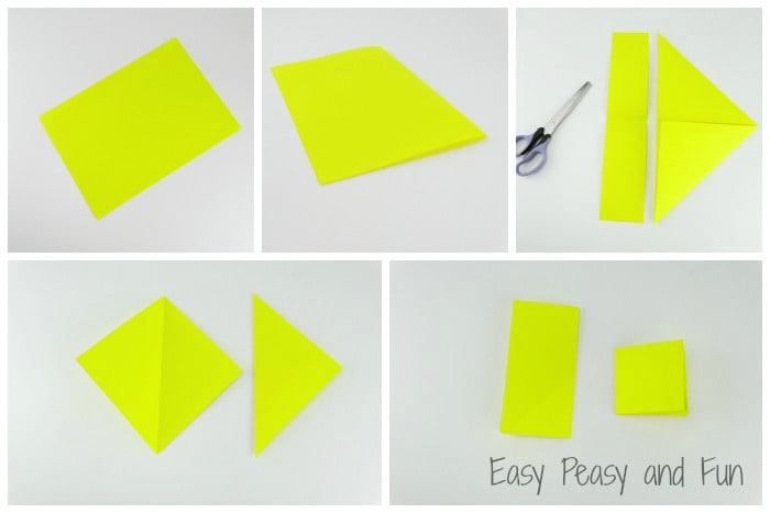 Origami Bookmark Folding