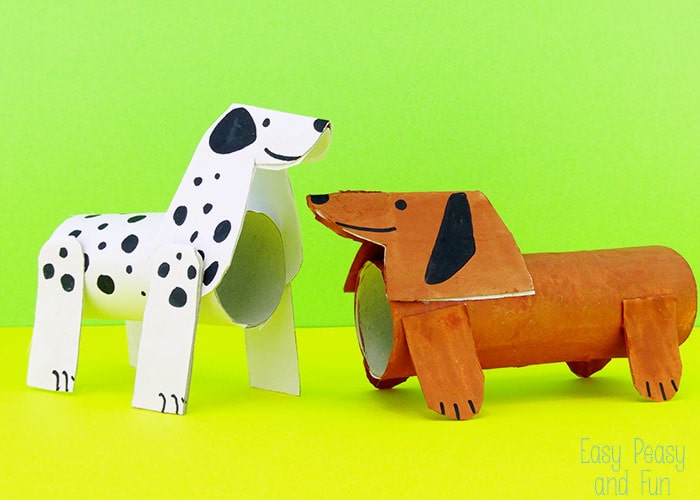 Crafts With Toilet Paper Rolls - Dogs