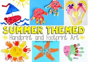 Footprint and Handprint Art