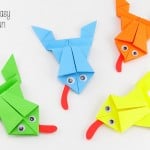 Origami for Kids - Frogs