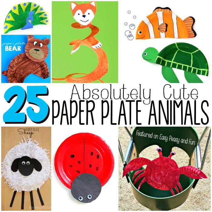 Adorable Paper Plate Animal Crafts - Easy Peasy and Fun