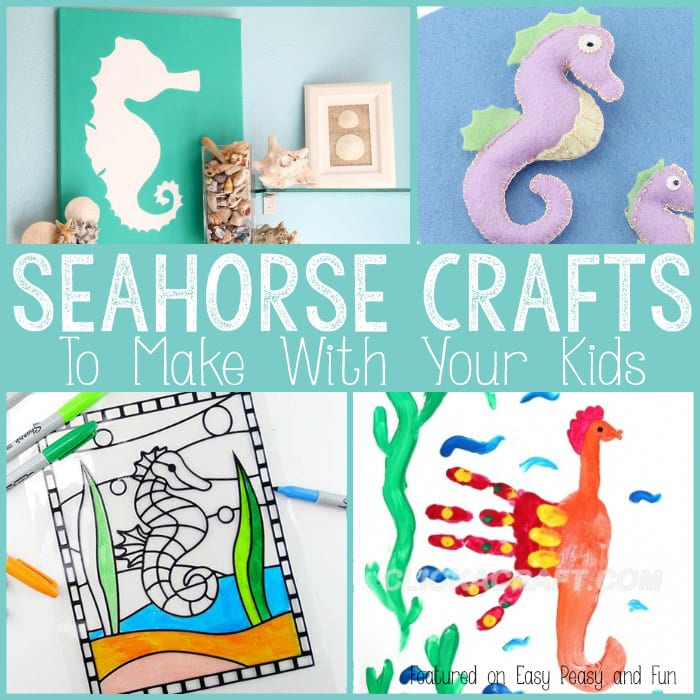 Seahorse Crafts and Arts for Kids