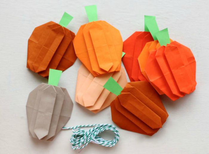 Origami Pumpkins