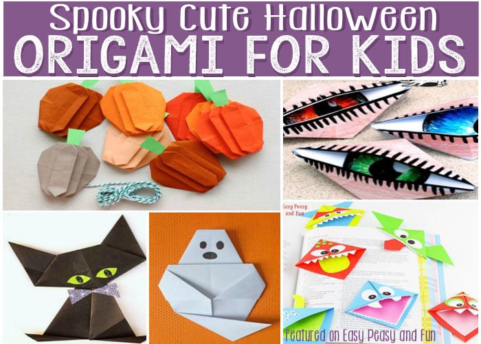 Halloween Origami for Kids - Easy Peasy and Fun
