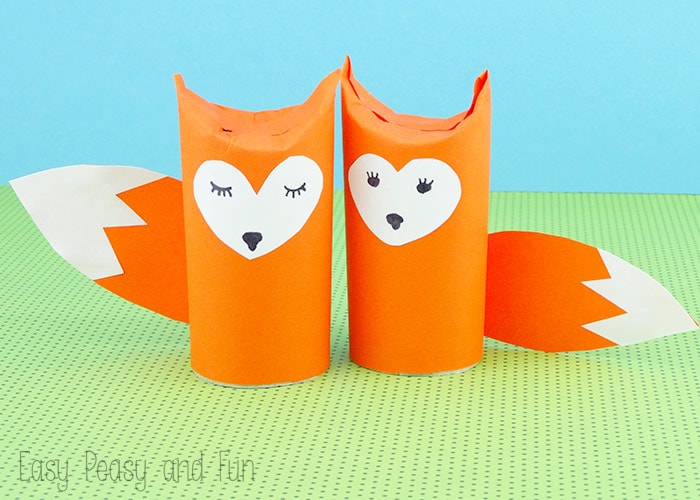 Toilet Paper Roll Fox Craft - Easy Peasy and Fun