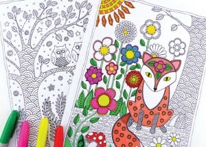 Woodland Coloring Pages