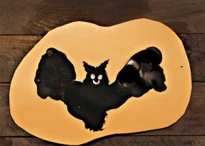 Halloween Footprint Art