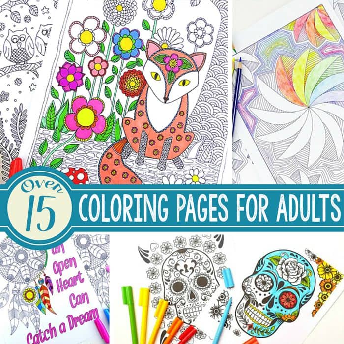 More than 15 complicated adult coloring pages-free printable PDF