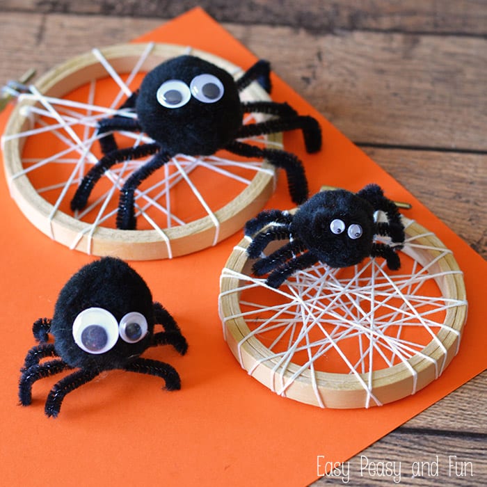 Small spider craft for kids