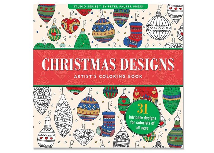 Christmas Design Adult Coloring Book