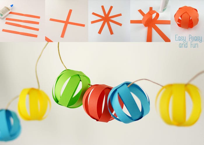 How to Make a Paper Ball Garland