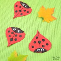 Leaf Ladybug Craft