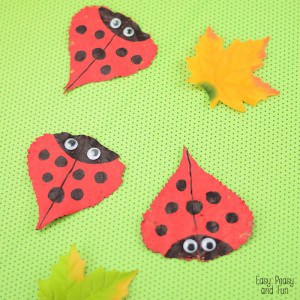 Ladybug Leaf Craft