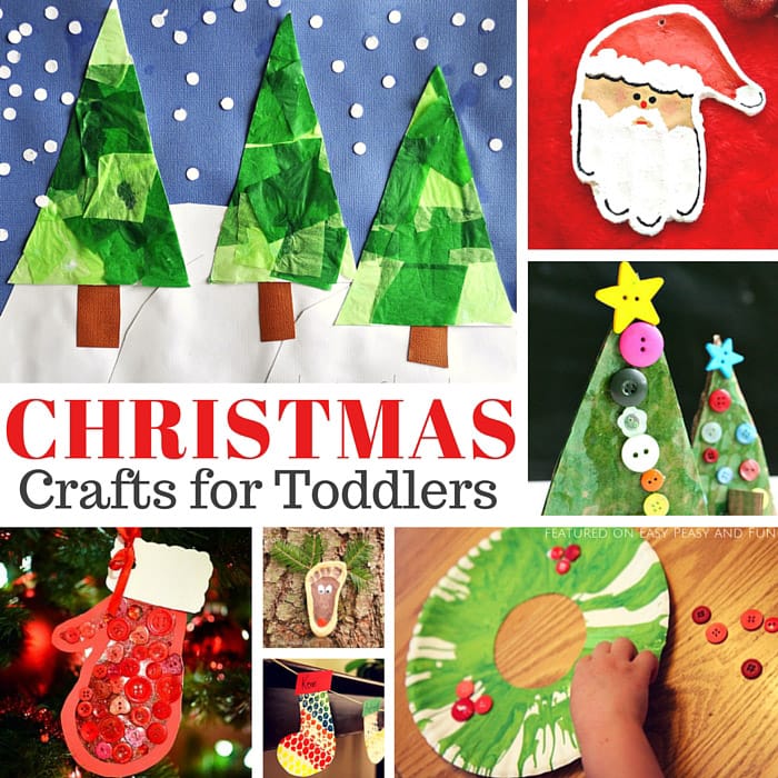 Super Easy Christmas Crafts for Toddlers