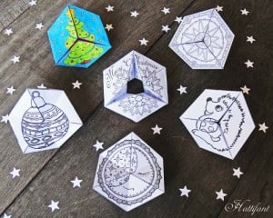 Fun Flextangle Paper Toys - Free Printable