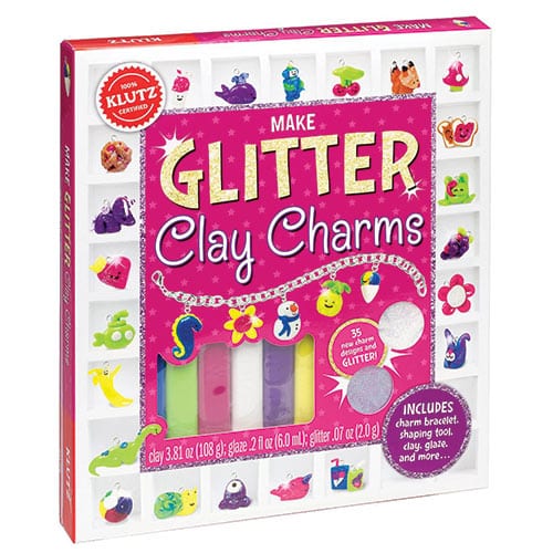 Glitter Clay Charms