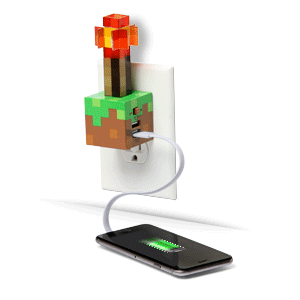 Minecraft Infinite Wall Charger