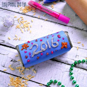New Year's Eve Rice Shaker Craft