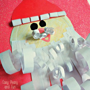 Paper Plate Santa Craft