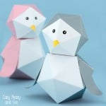 Free Printable Penguin Paper Toy