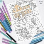 Free Winter Coloring Page