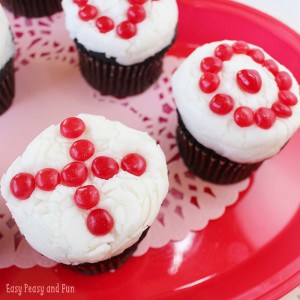 Hugs and Kisses Cupcakes