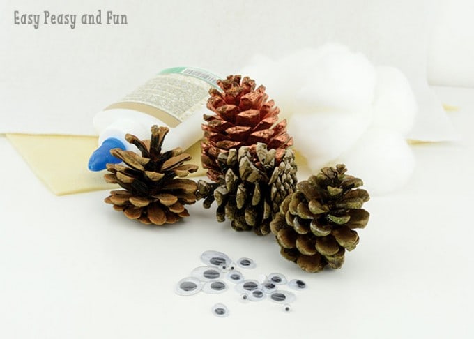 Artesanía de Búhos de Invierno de Piña | Onyx