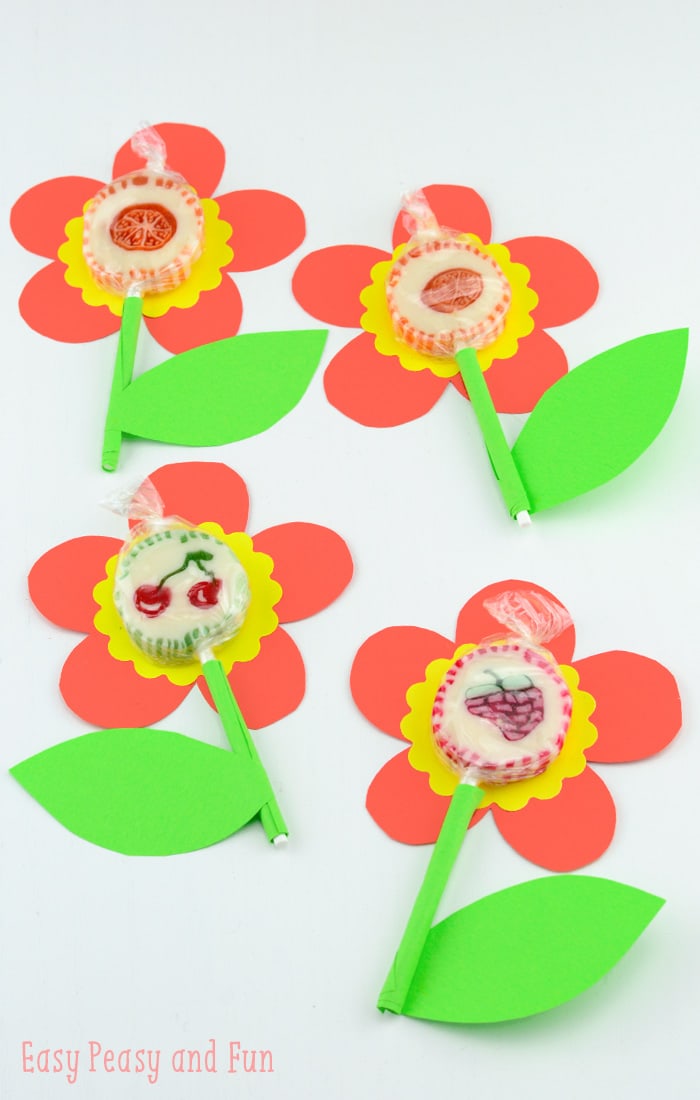 Super Simple Lollipop Flowers