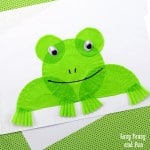 Frog Craft from Cupcake Liners