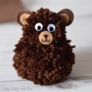 Bear Pom Pom Craft