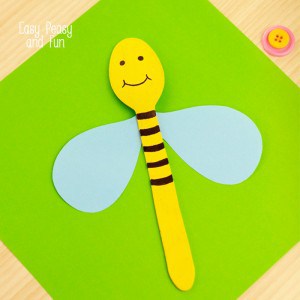 Bee Spoon Puppet - Wooden Spoon Crafts