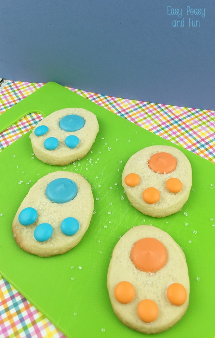 Bunny Paws Easter Cookies