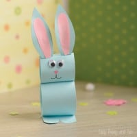 Paper Bunny Craft - Easy Easter Craft for Kids - Easy Peasy and Fun