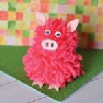 Adorable Pom Pom Pig Craft for Kids to Make