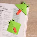 Frog Origami Corner Bookmarks