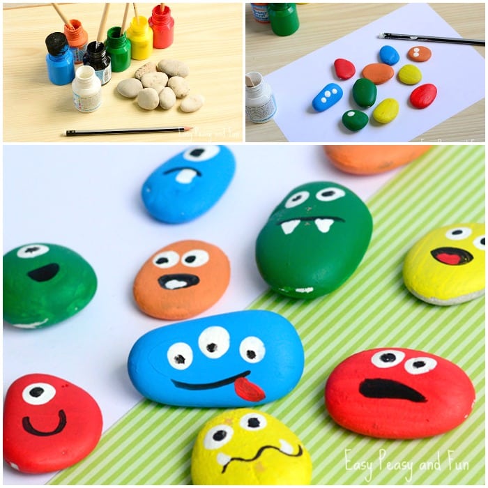 Adorable Rock Painting Craft for Kids