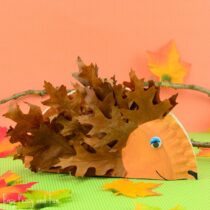 Paper Plate Hedgehog Craft – Fall Crafts for Kids