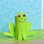 Pape Roll Frog Craft for Kids
