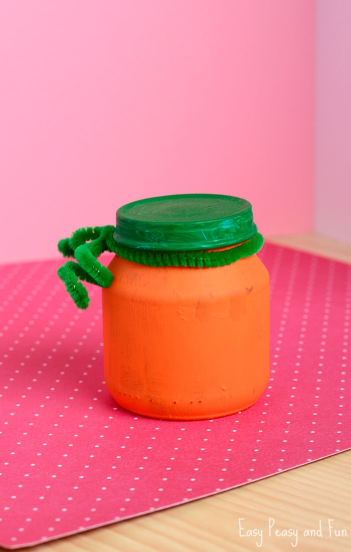 Pumpkin Jar Craft for Kids