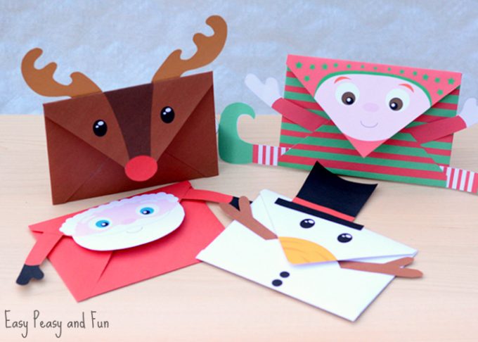 Printable Christmas Envelopes - Easy Peasy and Fun