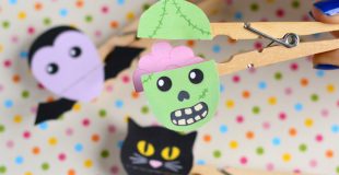 Clothespin Zombie Puppet Craft Printable